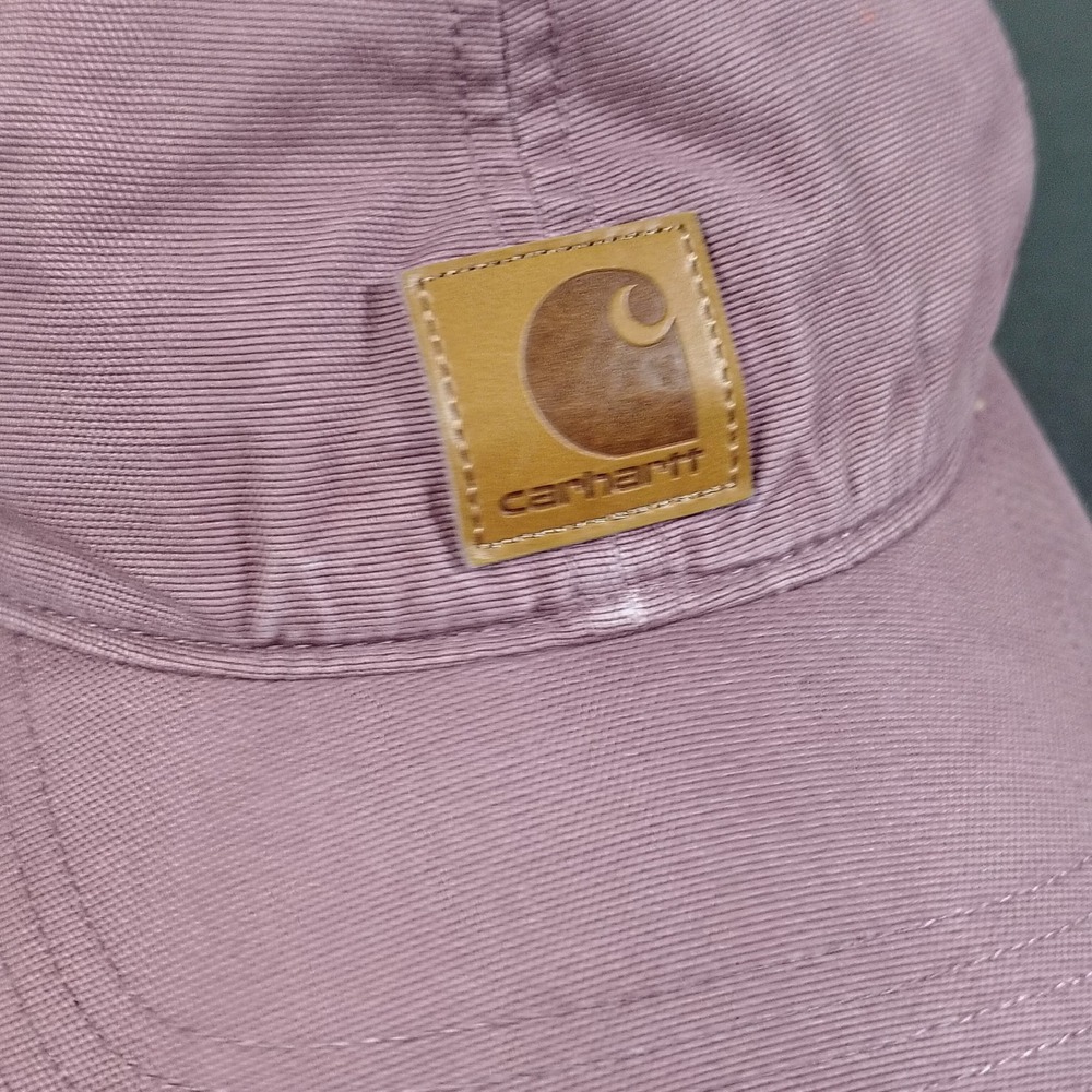 Carhartt Hat Cap Strapback One Size Rose Pink Odessa Canvas Cotton Womens - Picture 3 of 13